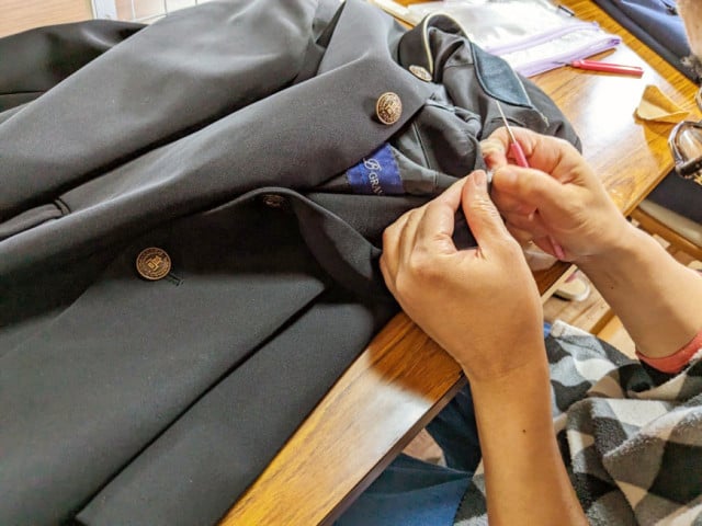 作業（ネーム外し）